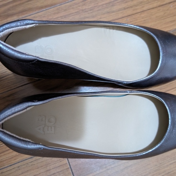 Abeo Pewter metallic Veranda wedges - New in Box - Picture 4 of 4